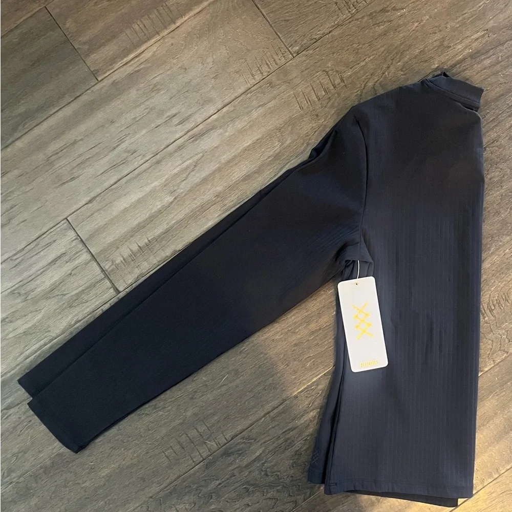 NWT RHONE Modern Rib Long Sleeve Tee | Black | Size Small - Picture 4 of 8